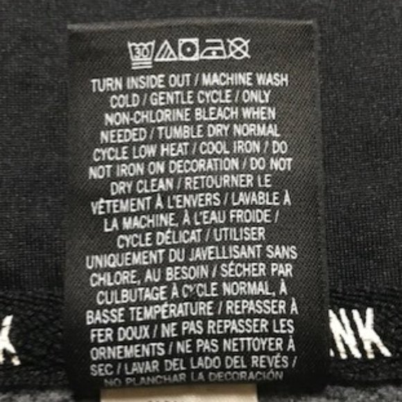 PINK Victoria's Secret Heather Gray & Black 1/4 Zip Pullover - Picture 7 of 12